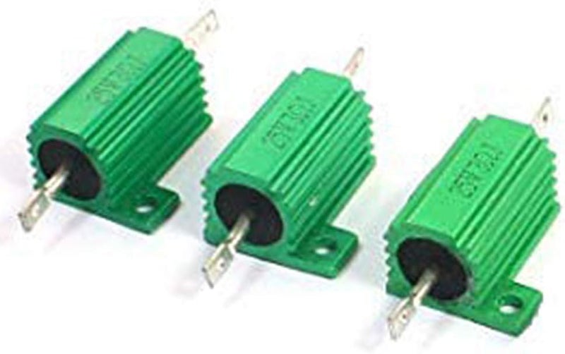 Dahszhi Wirewound Resistors 25W 3 Ohm Aluminum Resistors - 5pcs - Image 2